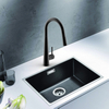 Grifo monomando negro Grifo de cocina de acero inoxidable 304 Grifos mezcladores de fregadero de cocina extraíbles sin plomo