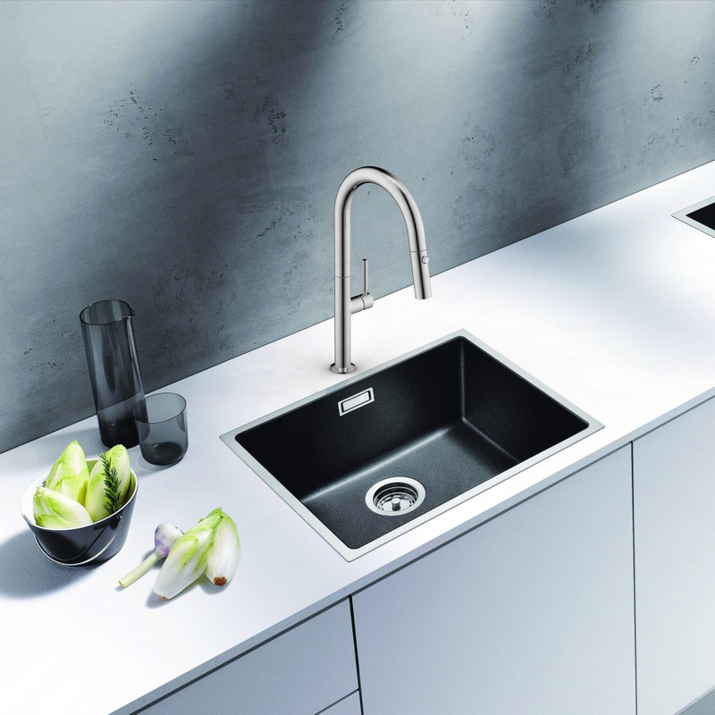 Grifo de cocina de China, grifos mezcladores flexibles de una manija fría y caliente, grifo de cocina extraíble SS
