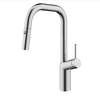 Grifo del fabricante Grifo de cocina SUS 304 cepillado Grifos mezcladores de fregadero de cocina extraíbles de un solo mango