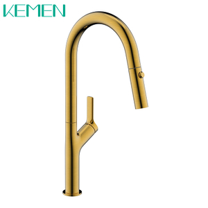 Grifo de cocina de oro rosa con nuevo diseño 2022, grifo de cocina de acero inoxidable 304 con rociador extraíble