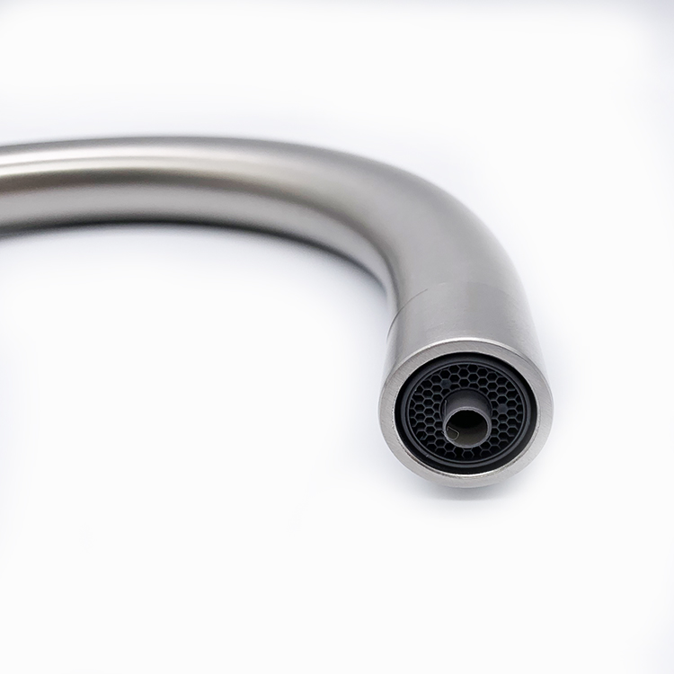 Grifo mezclador para fregadero de cocina con manijas dobles de estilo moderno, acero inoxidable 304, grifo de agua saludable de 3 vías, filtro de agua para cocina