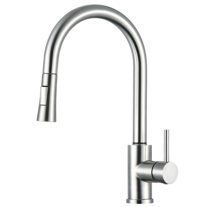 Amazon Hot Selling Smart Taps 304 SS Montado en cubierta automático Sensor táctil de un solo mango Mezclador extraíble Grifo de cocina