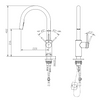 Grifo de cocina 2021, grifo de agua de acero inoxidable 304, grifos de cocina modernos, rociador extraíble, grifos mezcladores para fregadero
