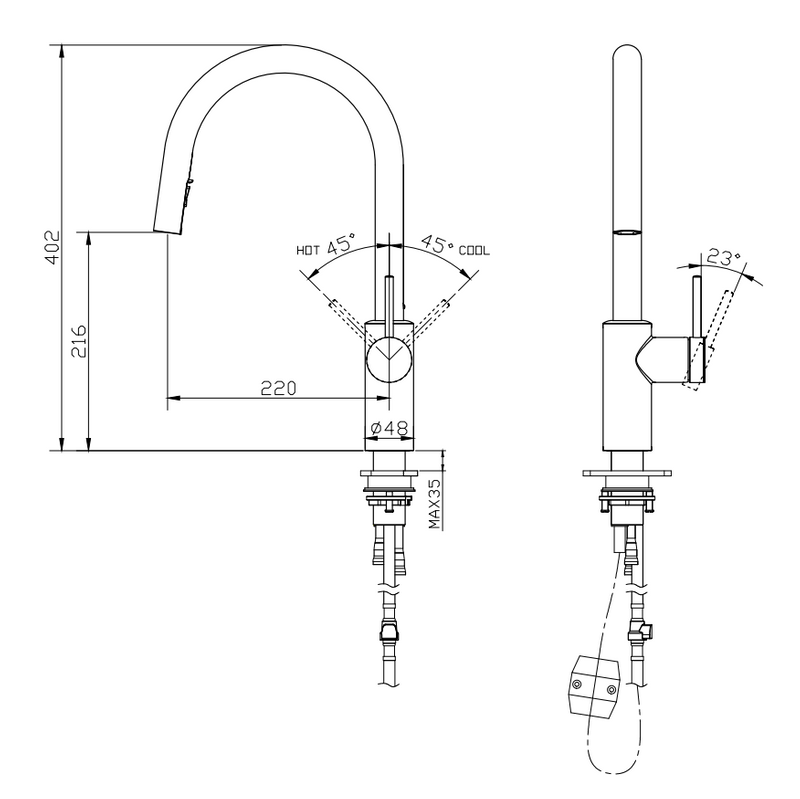 Grifo de cocina 2021, grifo de agua de acero inoxidable 304, grifos de cocina modernos, rociador extraíble, grifos mezcladores para fregadero