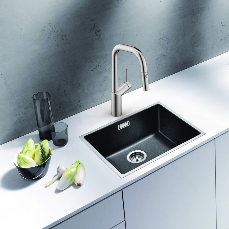 Grifo del fabricante Grifo de cocina SUS 304 cepillado Grifos mezcladores de fregadero de cocina extraíbles de un solo mango