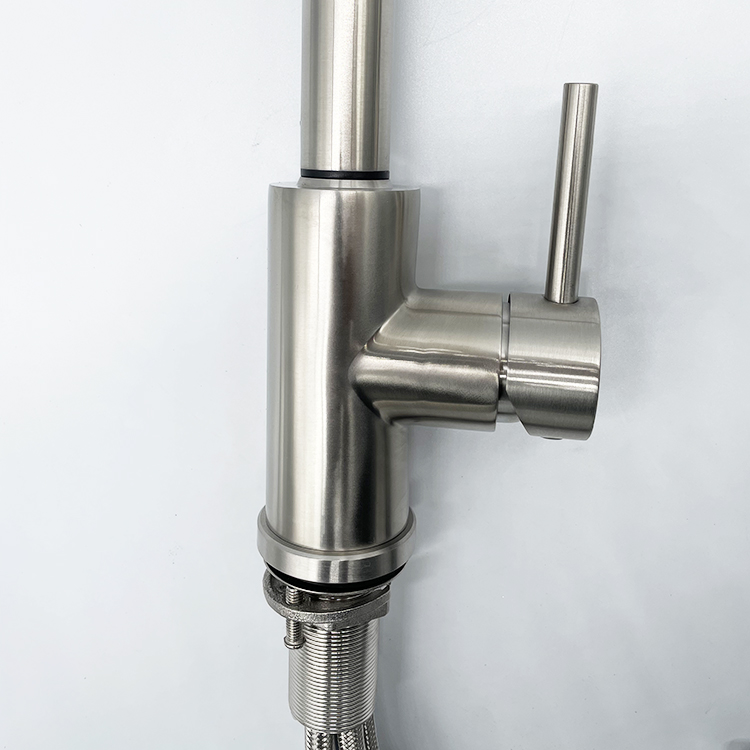 Amazon Hot Selling Smart Taps 304 SS Montado en cubierta automático Sensor táctil de un solo mango Mezclador extraíble Grifo de cocina