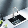 Grifo de cocina de acero 304 de nuevo diseño, grifo de fregadero de cocina extraíble en frío y caliente, grifo de fregadero cepillado