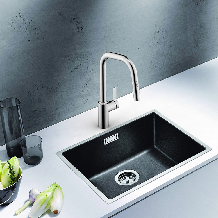 Grifo de cocina de acero 304 de nuevo diseño, grifo de fregadero de cocina extraíble en frío y caliente, grifo de fregadero cepillado