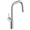 Grifo del fabricante Grifo de cocina SUS 304 cepillado Grifos mezcladores de fregadero de cocina extraíbles de un solo mango